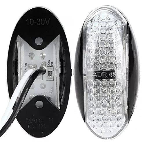 2pcs Laterais Duplos Led Marcador Lateral Externo Aviso De Lâmpada Traseira Lâmpada De Liberação Do