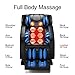 Max Relax Full Body Massage Chair,Zero Gravity Shiatsu Recliner with Air Bags,Back Heater,Foot Roller and Blue-Tooth Speaker,Black