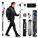 SmartStickX Survival Walking Stick with Dual LED Light & Eme...