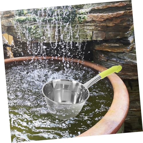 Louche à eau inoxydable pour cuisine et camping en plein air
