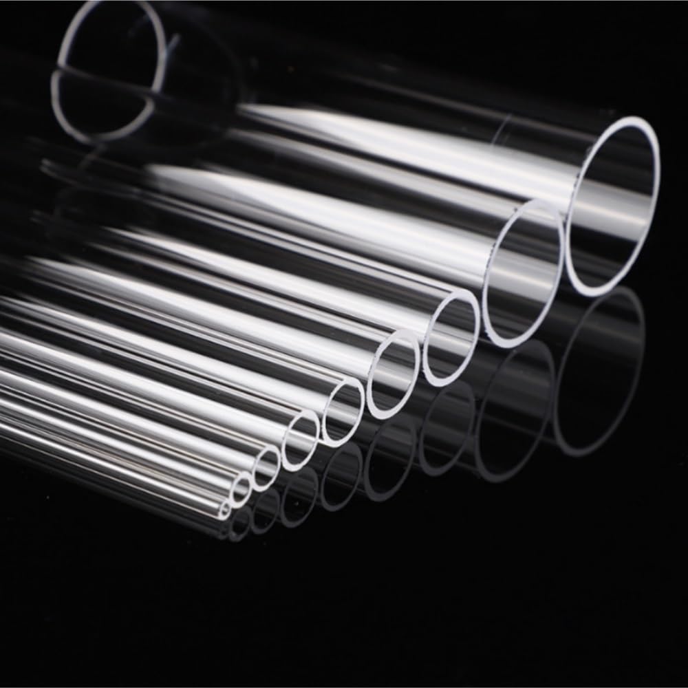 1 Pieza Tubo Vidrio Borosilicato Transparente 80Mm | Para calentador de terraza de propano(80x5x300mm)