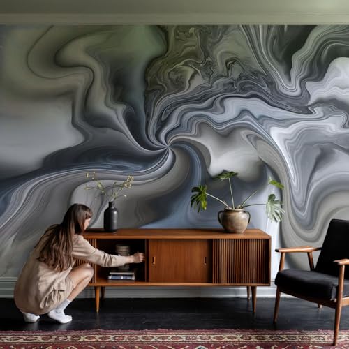 Murales vinilos de nubes arremolinadas 152x104 cm para pared 4