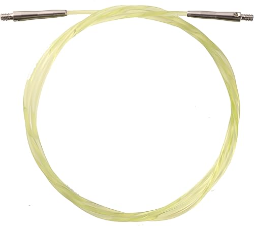 Accesorios de agujas de tejer circulares intercambiables, cuerda de conexión giratoria, kit de aluminio redondo adecuado para entusiastas del