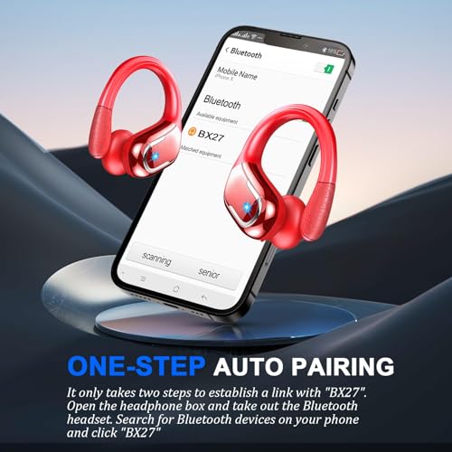 Image of Wireless Earbuds, 75hrs Bluetooth 5.4 Headphones Sport, In Ear Earphones