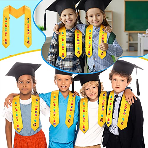 Xtinmee 25 Pcs Kindergarten Graduation Stoles For Kids Bulk Unisex Graduation Sash Stoles For 2023 Graduation Party Supply (Yellow) #TOP5