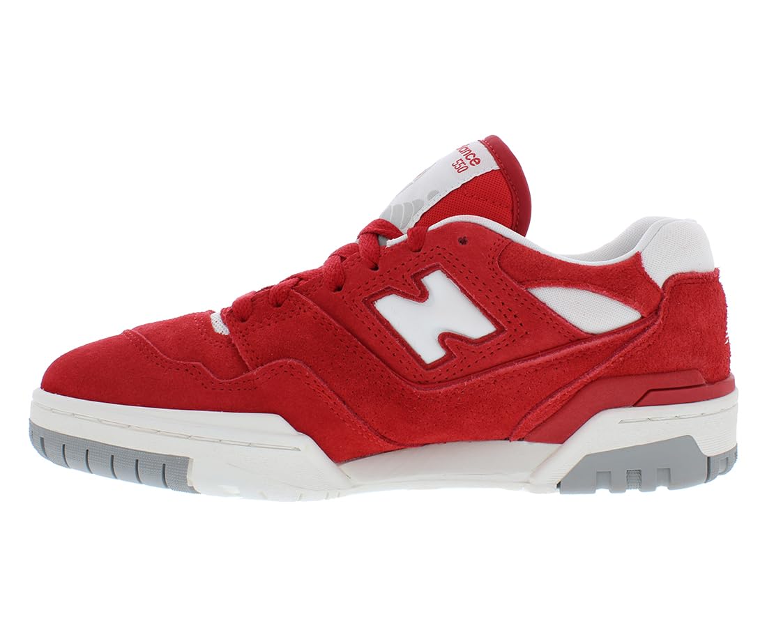 New Balance Tenis con Cordones 574 V1 para niños, Rojo/Blanco