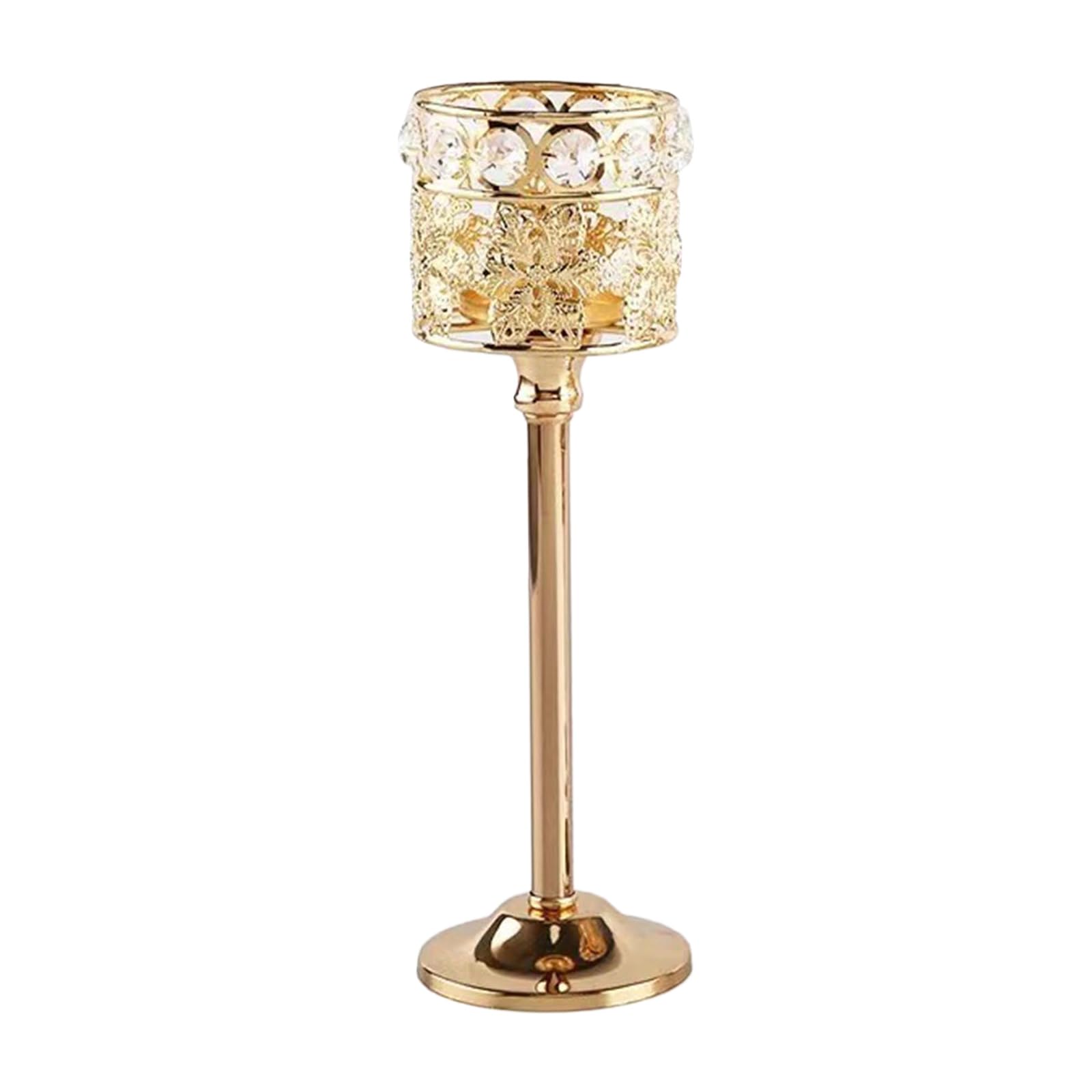 Tsophreniq Glass Stands Holder Sophisticated Holder for Candlelights Dinner Decorations Candlestick