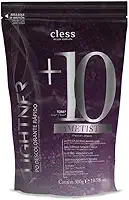 Pó Descolorante Lightner Ametista Clareia Até 10 Tons Com Pigmento Neutralizador Redução de Frizz Proteção e Hidratação Aroma Suave Para Todos os Tipos de Cabelo Embalagem 300g