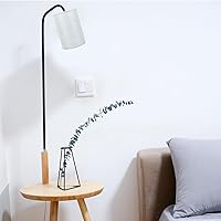 Vista 6 de Pantalla de lámpara de tambor de lino beige para lámpara de mesa, pantalla de pie de 5.5 pulgadas superior x 5.5 pulgadas inferior x 7.8 pulgadas