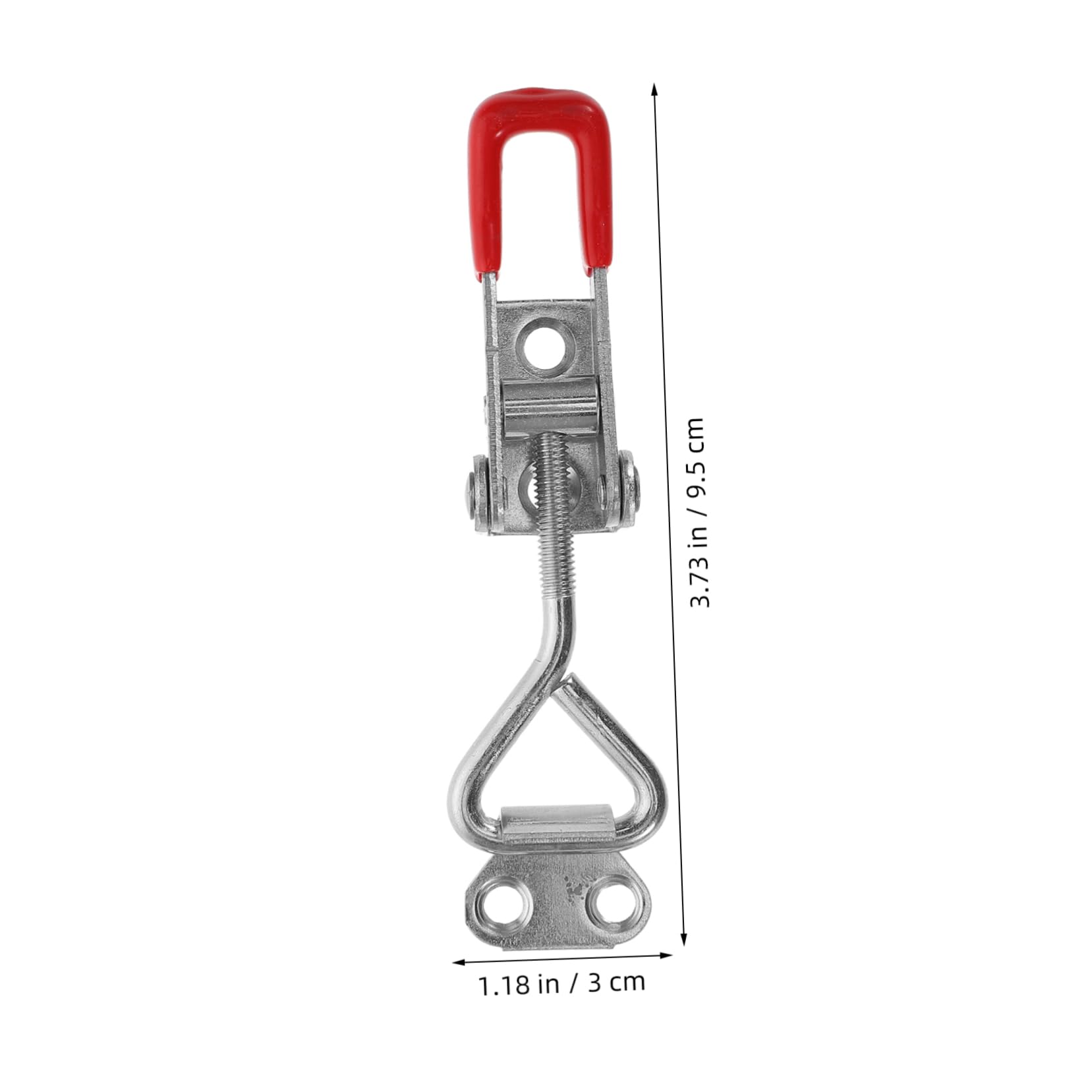 OSOLADY Stainless Steel Self-lock Clamps 2pcs Drawer Fixing Clamps Easy Operation for Home Office Workshop