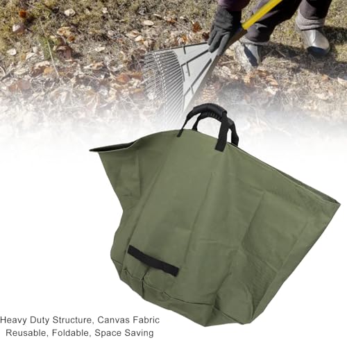 Bolsa para desechos de jardín resistente que no se dobla con asas cómodas de goma 7
