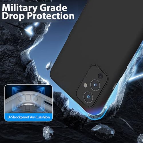 Image of LIRAMARK Liquid Silicone Soft Back Cover Case for OnePlus 9 /1+9 (Black)