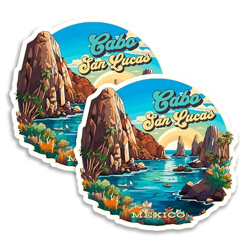Imán decorativo Cabo San Lucas de 4 pulgadas pack 2