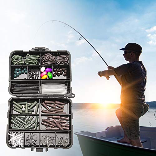 Ferramentas de pesca para equipamentos de pesca, ganchos de peixe portáteis para uso ao ar livre, ki