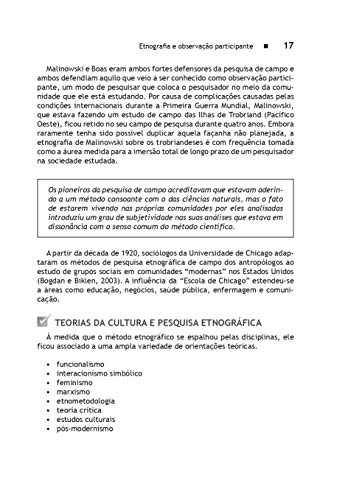 Etnografia e Observação Participante