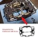 Trucktok Carburetor Rebuild Kit Replacement for 1400 1404 1405 1406 1407 1409 Carburetor Automotive 500 600 700 800 CFM Marine Carburetor 809064 Carter 9000 Series