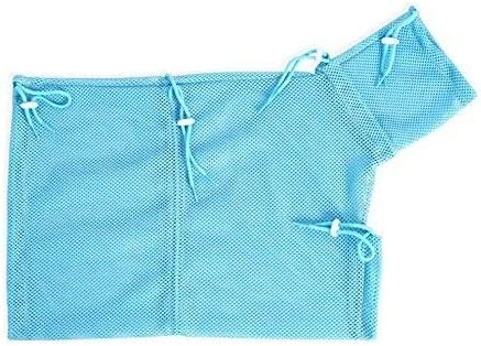 Pet Cat Mesh Bag, Grooming Washing Bath Bag, Mesh Bag For Shower, Cleaning Ear, Medicine Feeding,Scratch-Resistant Bag, Fixed Bag Cat Bath Bag (Blue Bag)