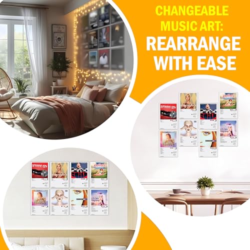 Image of Wonder Hub Wall Posters 8x12 inch (A4 Size) Included Self Adhesive on Back Wall Decor Posters Wall Art For Bedroom, Living room, Office, Dining Room (Katy)