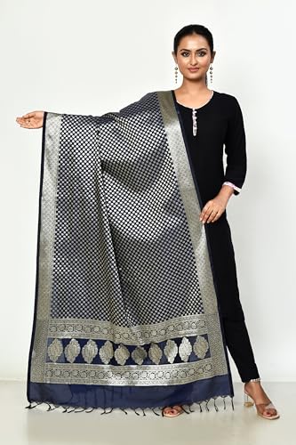 Banarasi Dupatta for Women, Shawl Scarf Wrap Chunni3