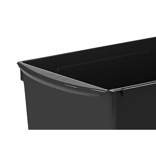 Storex ExtraLarge Book Bin, Interlocking Plastic