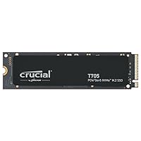 Crucial T705 SSD 1TB PCIe 5.0 x4 Gen5 NVMe M.2, Velocità fino a 13600 MB/s Lettura