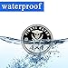 Pirate Badge Rated Car Emblem, 4 x 4 Metal Automotive Badge 3D Metal Car Badges Emblems Round Decals B Decals Stickers Compatible with Jeep Wrangler Vehicles Trucks