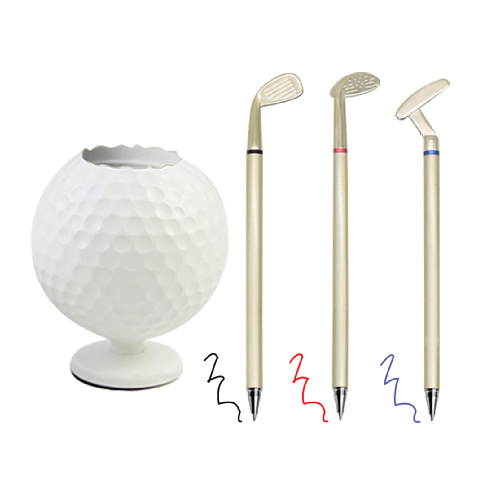 Porte-stylo pour bureau stable rangement antidérapant en cuir