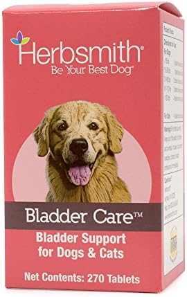 Herbsmith Bladder Care for Cats and Dogs – Maintains Urinary Health for Dogs and Cats – Dog and Cat Kidney Support – 270 Tablets