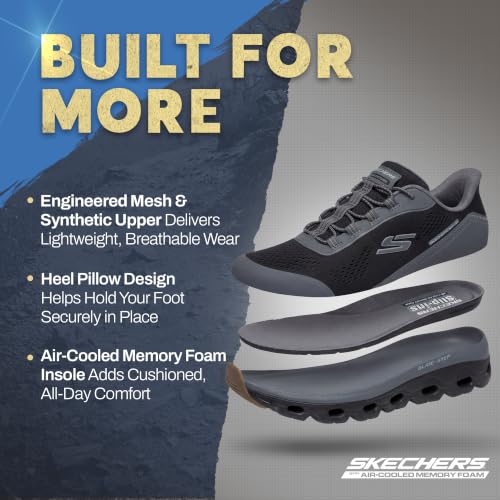 Image of Skechers Men's Glide-Step Sole Slip-in | Hands Free Slip-ins, Glide-Step, Air-Cooled Memory Foam, Machine Washable, Hiking, Trail, Casual, No Tie Fit