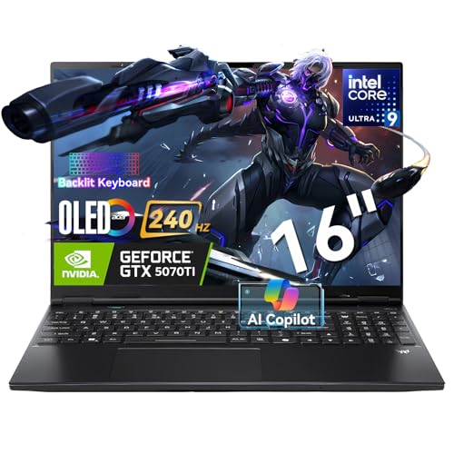 Image of acer Gaming Laptop Predator Helios Neo 16S | Intel Ultra 9 275HX(Up to 5.4 GHz) | 16 inch 2560x1600 OLED 240Hz 500Nits| GeForce RTX 5070Ti | NPU & Copilot | RGB Backlit Keyboard (32GB DDR5 | 1TB SSD)