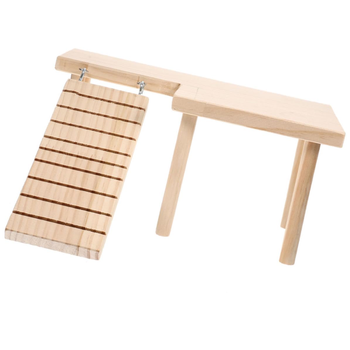 Plateforme pour cage à hamster favorisant l'équilibre et la coordination en bois