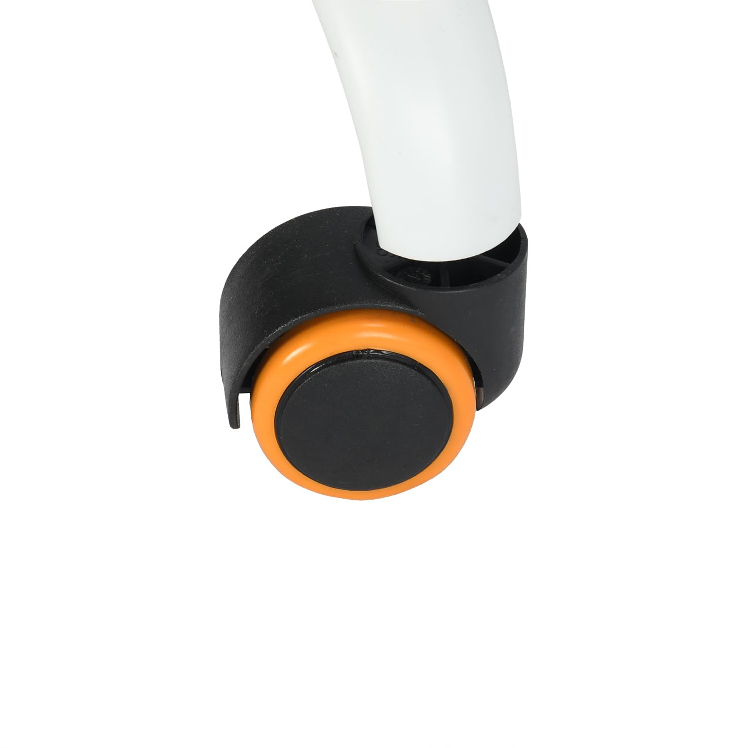 FurnitureR Sedia ergonomica compatta per scuola, schienale in rete traspirante, altezza regolabile, arancione