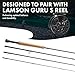 LAMSON | Guru Medium Fast Action 7wt Fly Fishing Rod | All-Water | 9 Foot 4-Piece W/Tube | W/Fighting Butt