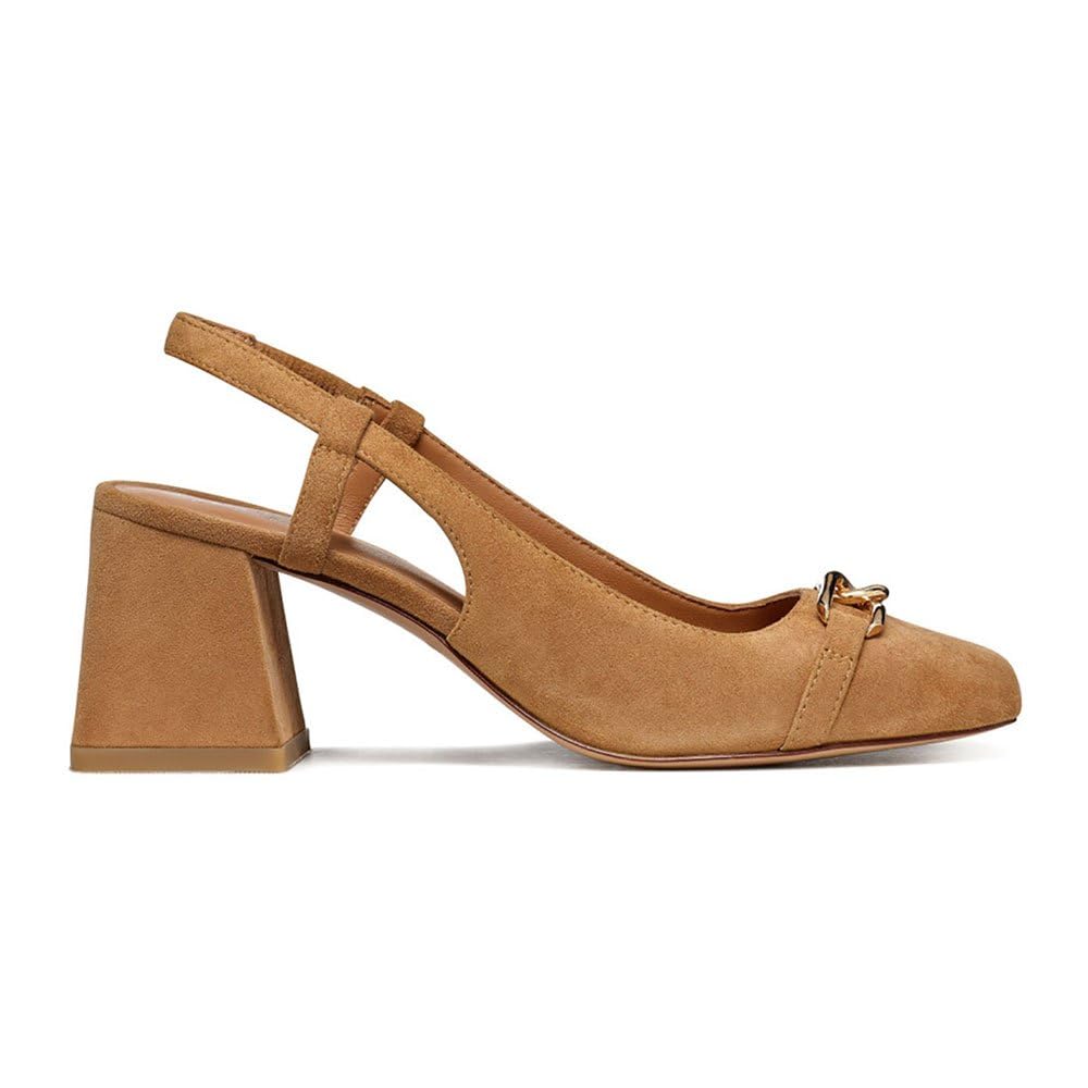 Geox Women's D Coronilla Pump, Cognac, 5 UK