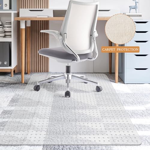 KMAT Office Chair Mat for Carpet, Computer Desk Mat — view 4
