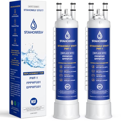 STAHOMILY PWF-1 Water Filter Replacement for Frigidaire FPPWFU01 2 Pack