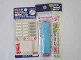 Electric (Battery-operated) Eraser with 15 Eraser Refills & Refill Case Blue Daiso