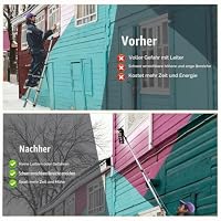Xevinas Sprühdosen Verlängerungsstangen Adapter | Sprühdosenhalter Erweiterte Version | Sprühdosenverlängerung | Einstellbarer Winkel Sprühstange Mit Großer Reichweite Für Wespen Power Spray – Ansicht 5