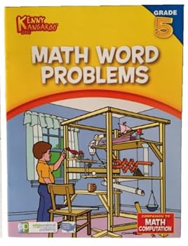 Paperback Kenny Kangaroo Math Word Problems Grade 5 Book