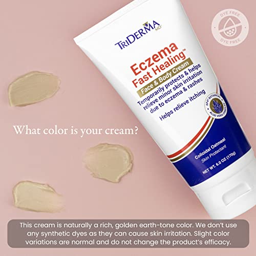 Triderma Eczema Cream Fast Healing Eczema Relief For Face And Body, 6.0 Ounce Tube #TOP5