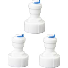 3/4 "internal screw straight through to 1/4" outer diameter push in quick connect, reverse osmosis water filter hose double joint, pre purifier, water purifier, FNPT internal thread plastic adapter