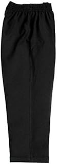 Zeco Half Elastic Standard Fit School Trousers with Gabardine - Ages 3-14 Years, Black, Grey, Charcoal, Brown and Navy