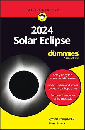 2024 Solar Eclipse For Dummies book cover