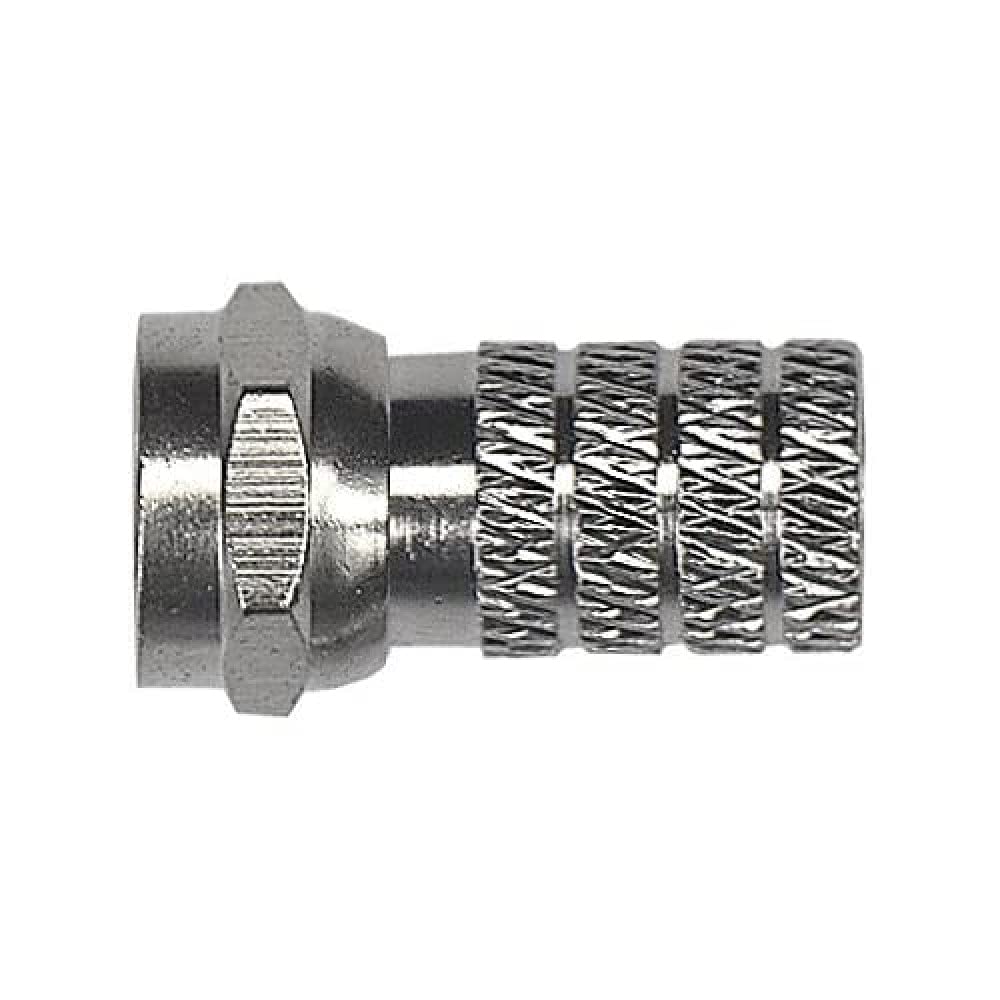 Connecteur Fiche F Satellite à Visser Pour Câble A Partir De 7mm- Zinc