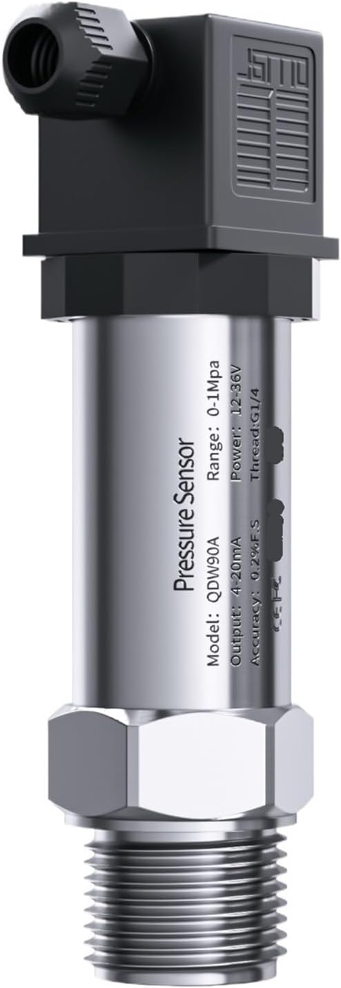 4-20mA RS485 Water Fuel Diesel Oil Pressure Transducer 0-400bar 0-500bar 0-600bar to 0-10V 0-5V0.5-4.5V 0-3.3V Pressure Sensor(0.5-4.5V NPT1-4,0-100bar)