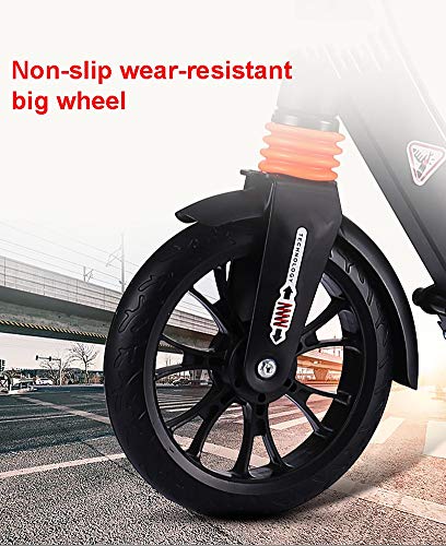 大人用 キックボード ブラックアダルトスクーター