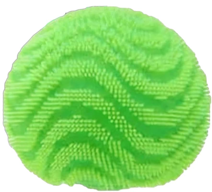 Fuzz Ball Squishy Stress Ball Slow Rising Memory Foam Fidget Squishy Fuzz Balls Adults Anxiety Stress Relief Toys (Green)
