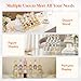 Lifewit Perfume Organizer, Bedroom Decor, Cologne Cupcake Stand, Tool-Free Assembly, Makeup Display Shelf for Vanity Bathroom Counter Storage, Clear, 23 cm/9