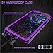 AMORNO Galaxy S9 Waterproof Case, Waterproof Shockproof Dustproof Dirtproof Full Body Case Built in Screen Protector with Touch ID for Samsung Galaxy S9 (Purple)