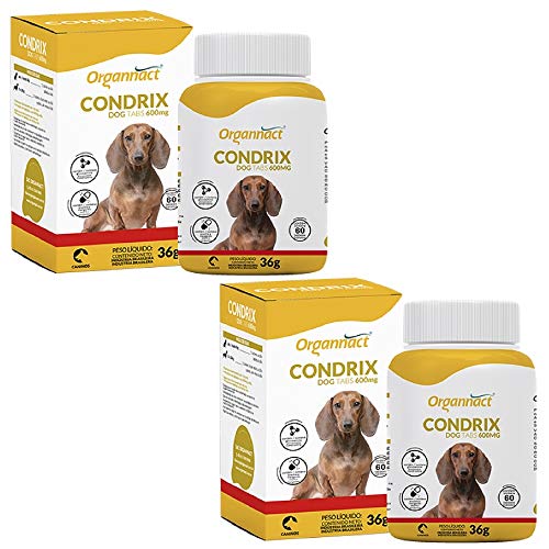 Combo 2un Organnact Condrix Dog 600mg 60 Tabs Cada